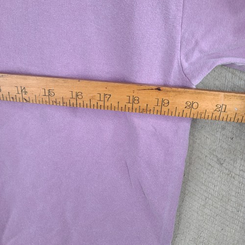 Anchorage T-Shirt Alaska Lavendel Lila Gefärbt Blumen & Fisch Bestickt Größe L - Bild 10 von 13