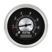 SIERRAMARINE 67364P TACH 7K/HOURMETER BLACK STERLING 3