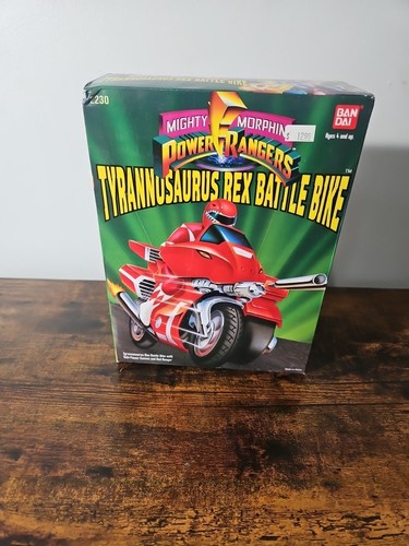 1993 Bandai Tryannosaurus Rex Battle Bike MMPR Power Rangers Vehicle NEW SEALED