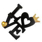  Rustikales Liebesschild aus Holz für die Heimdekoration, dekorativer