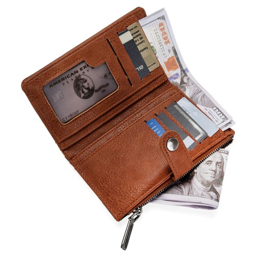 Wallet for Women Cow Print Bifold Wallet Women's Wallets, Card Cases & Money ... - Picture 4 of 6