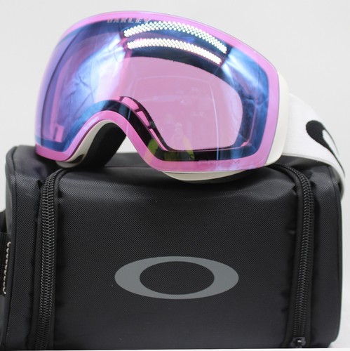 Oakley Flight Deck Medium Matte White wPrizm Iced Iridium Snow Goggle NEU! - Bild 5 von 7