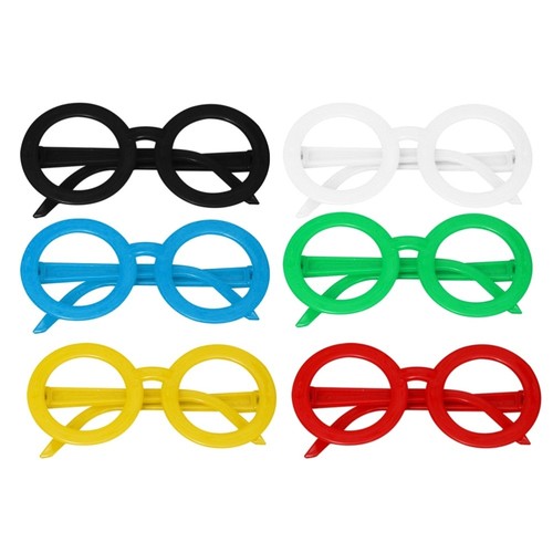  6 Stück Party Sonnenbrillen Kids Pretend für Kleinkinder Kinder Spaß Rahmen Geburtstag - Bild 1 von 12