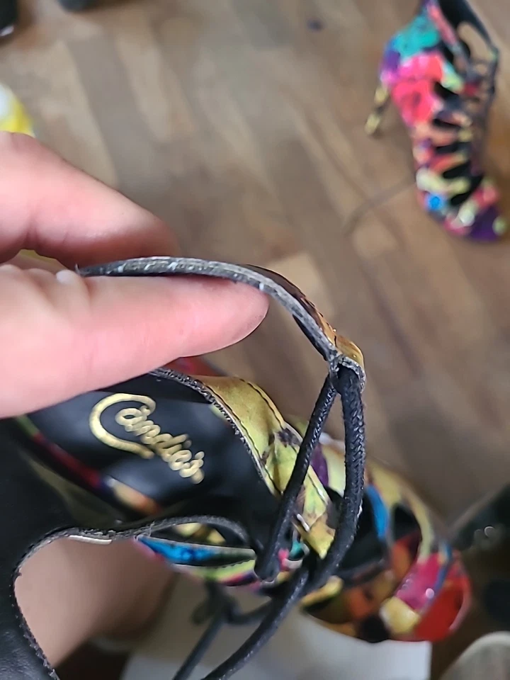 Ботинки на шнуровке Candies Steve Madden с открытым носком. - Изображение 3 из 4