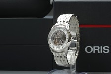 [MINT w/Box] ORIS Artelier 7591-01 Skeleton Silver Automatic Men's Watch JAPAN