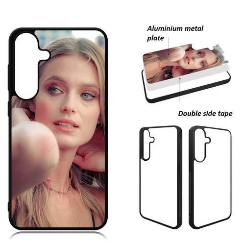 10pcs Blank TPU+PC Sublimation print Back Case For Samsung A56 A36 A17 A07 A06 - Picture 2 of 24