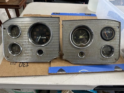 55-59 GMC AC Truck Vintage Water Temperature Gauge - Cold Normal Hot w/ Bezel - Picture 7 of 7