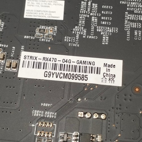 AMD ASUS ROG STRIX Radeon RX 470 GAMING OC 4GB GDDR5 PCIe 3.0 x16 Graphics GPU - Picture 9 of 11