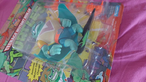 RAY FILLET Teenage Mutant Ninja Turtles TMNT 1990 Playmates Unpunched - Imagen 8 de 9