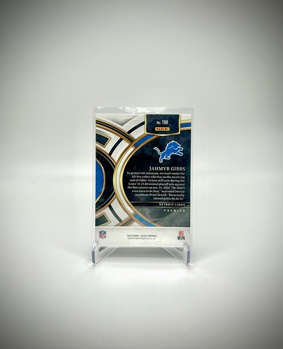 Jahmyr Gibbs 2023 Panini Select Premier Level #198 RC Rookie Detroit Lions MINT - Bild 2 von 2