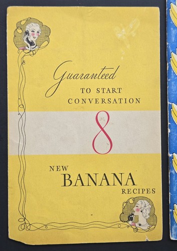 Vtg Study Of Banana Recipes 8 New Guaranteed Start Conversations Students Manual - Bild 2 von 10