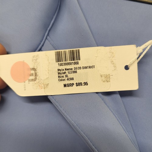 Travis Mathew Polo Golf Damengröße XLarge Deco District Movestrick blau neu mit Etikett $ 89 - Bild 12 von 14