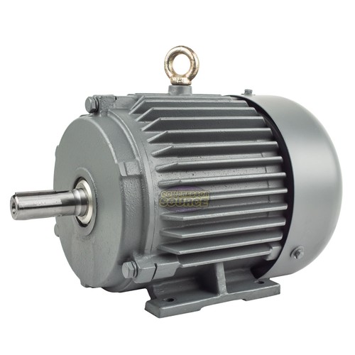 1 HP 3 Phase Electric Motor 1800 RPM 143T Frame TEFC 230/460V Premium Efficiency - Picture 5 of 8