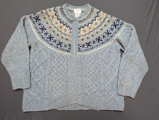 Vintage Susan Bristol Wool Cardigan Sweater Womens Size Med 1998