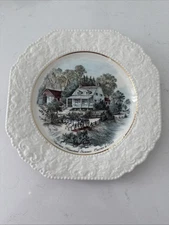 Vinatge Lord Nelson Pottery England American Homestead Summer by Currier & Ives