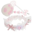  1 lot de jolies sangles à pression en dentelle pour claviers mécaniques,
