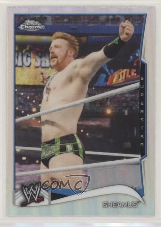 2014 Topps Chrome WWE Refractor Sheamus #86 4nb