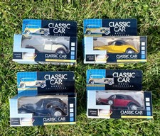4 x Boxed Vintage Classic Car Model Collection