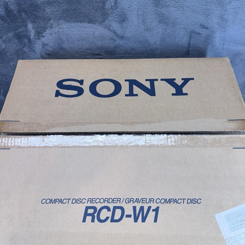 Sony RCD-W1 Dual CD Recorder w/remote Tested Fully Functional Bonus Blank Discs - Picture 10 of 13