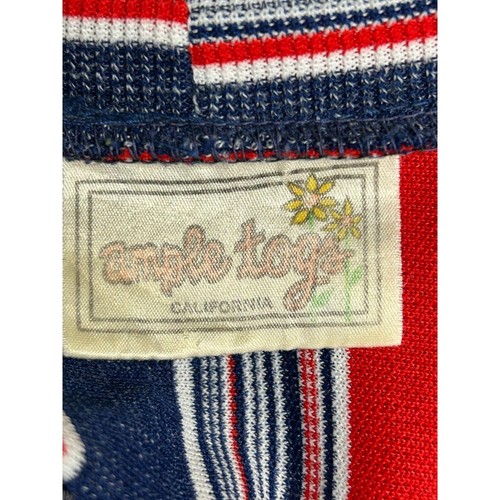 Ample Togs California Stripe 3/4 Sleeve Blouse Shirt V-Neck Multicolor Size XL - Picture 6 of 7