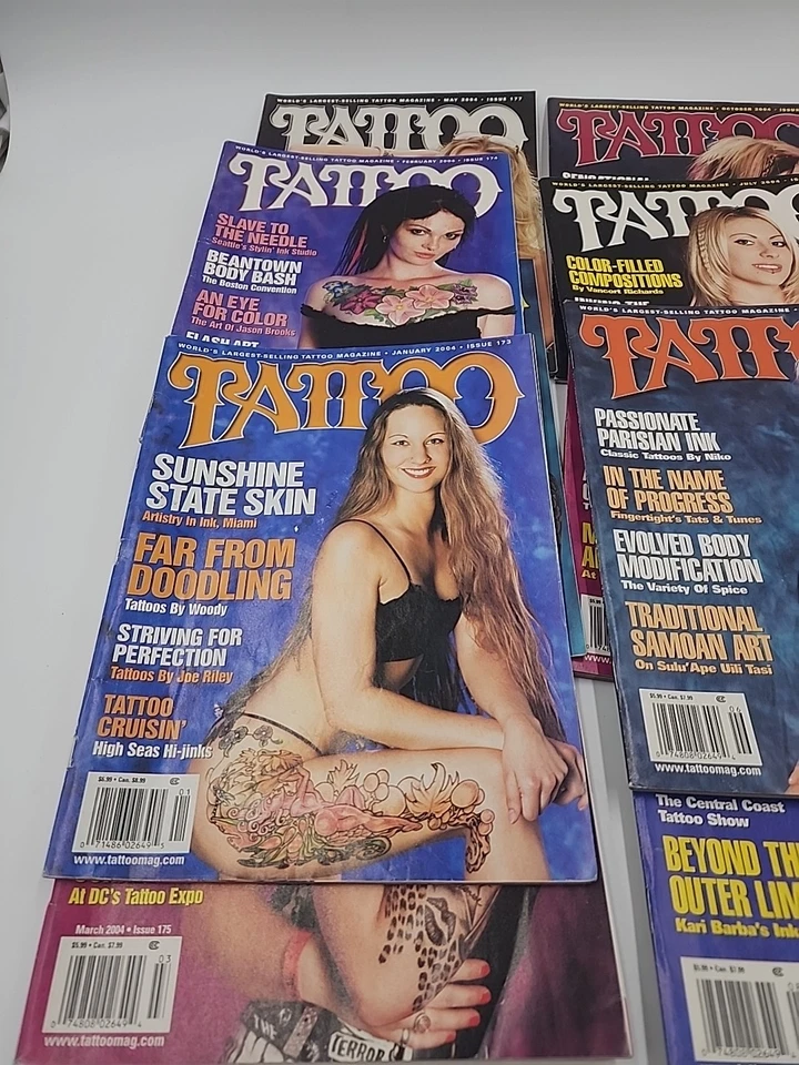 TATTOO Magazine Lot of 10 Vintage Issues 2000s - Image 4 of 4