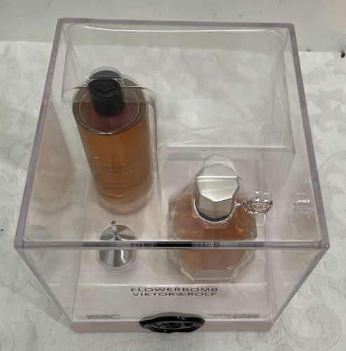 VIKTOR ROLF FLOWERBOMB 100ml Refill bottle & 50ML SPRAY 2PC GIFT SET - Picture 6 of 10