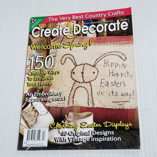 Create & Decorate Magazines Apr 2010 Jan/Feb 2012 Country & Prim Patterns - Picture 10 of 23