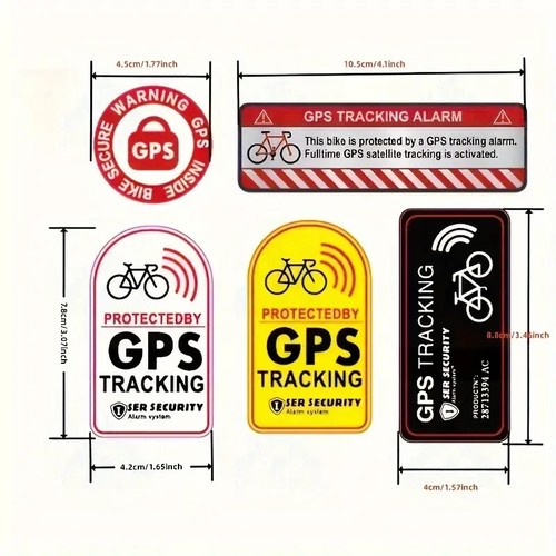 GPS-Tracking-Sticker 5.STK, Aufkleber-reflektierende Anti-Diebstahl-Lichtsticker - Bild 3 von 7