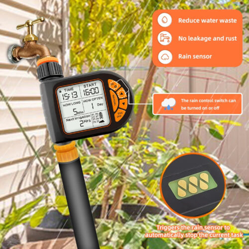 Smart Garden Timer Irrigation Set Waterproof LCD Automatic Watering Controller - Picture 13 of 18