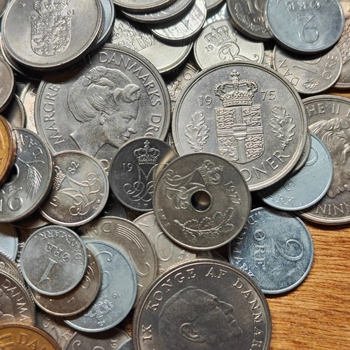 Konvolut stempelglanz dänische Münzen 160 st. versch. / Lot Unc Denmark coins - Bild 8 von 15