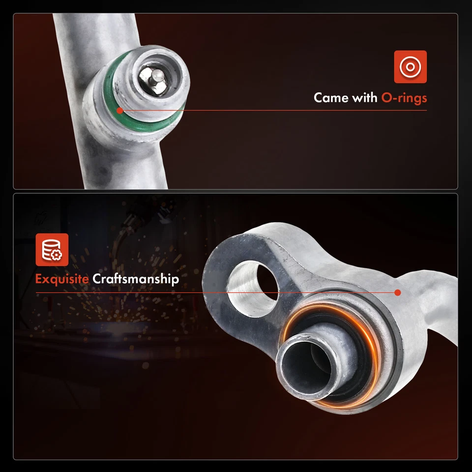 Línea de descarga para Hummer H1 2002-2004 2006 Hummer H2 2003-2009 alta presión Foto 3 de 4