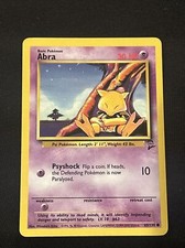 LP Pokémon TCG Abra Base Set 2 65/130 Regular Unlimited Common