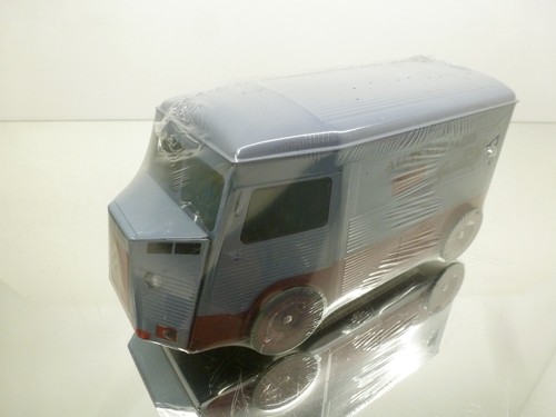 FANTASTIQUE TIN TOY CITROEN HY AU TEMPS JADIS + COOKIES GALETTES - L19.5cm GOOD - Picture 1 of 7