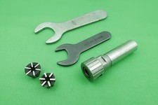 Eltee 3/4 Shank Collet Chuck for EDM Rotobore with Wrenches & Jacobs Collets