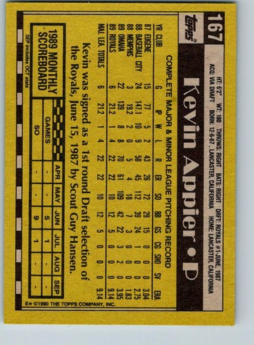 Cartes de baseball Topps 1990 (1 à 200) - U-Pick from list - Photo 293 sur 357