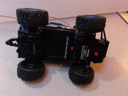 New Bright Jeep Mopar Blue RC Monster Truck / No Remote Control - Picture 3 of 4