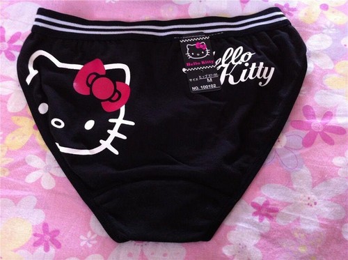 Sanrio Hello Kitty Underwear Panties Briefs Knickers Sanitary Shorts M Size BK - Picture 3 of 3