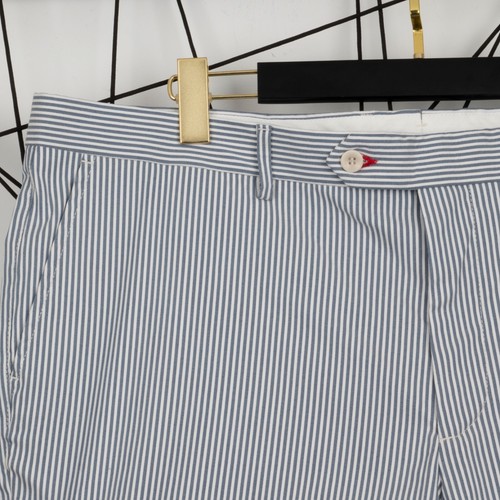 Hackett London Men's Striped Blue SANDERSON TAILORED 100% Cotton Chino Shorts 42 - Picture 5 of 18