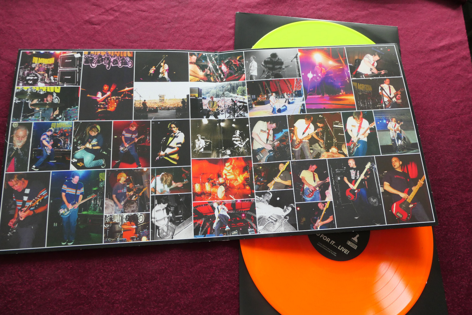 FU MANCHU...2 LPs...Go For it...Live ( edition in 2x color )
