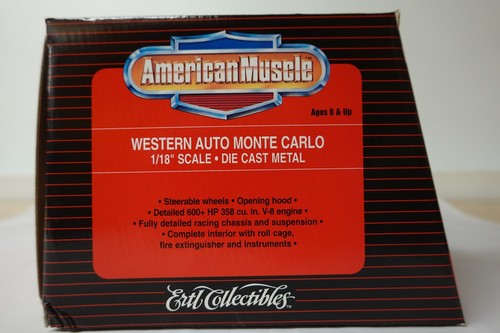 ERTL 7281 WESTERN AUTO PARTS MONTE CARLO AMERICAN MUSCLE 1:18 SCALE N.I.B. - Picture 12 of 13