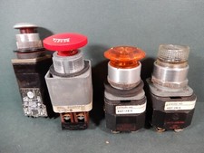 Allen-Bradley 800T-PB16  800M-XAS and other Push Button Indicators Used 120VAC