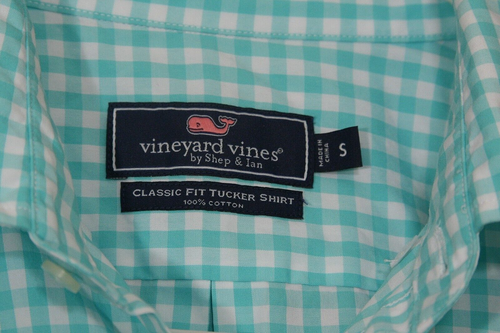 Vineyard Vines Mens S Classic Fit Tucker Shirt Button Up Green Gingham Check - Picture 1 of 5