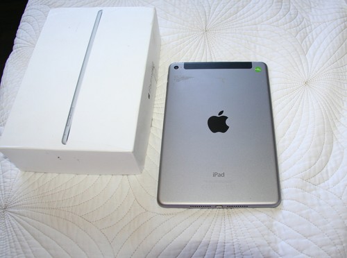 Apple iPad 4 mini A1550 Wi-Fi + Cellular 128GB Space Gray 7.9" SPARE REPAIR - Picture 3 of 5