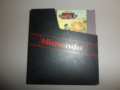 Cartucho de videojuego original genuino Operation Wolf Nintendo NES Taito con manga - Imagen 7 de 12