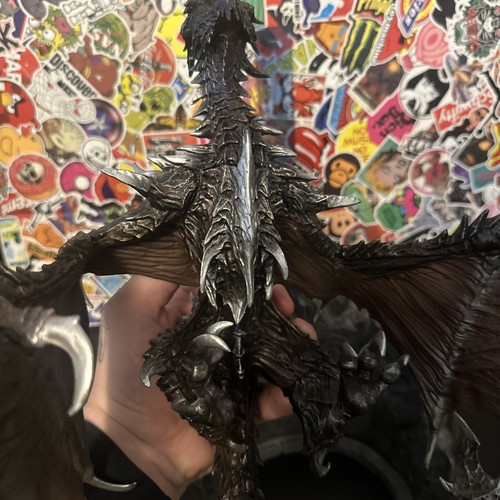 The Elder Scrolls V: Skyrim Collectors Edition Drachen Statue Alduin mit Sockel Lesen - Bild 7 von 8