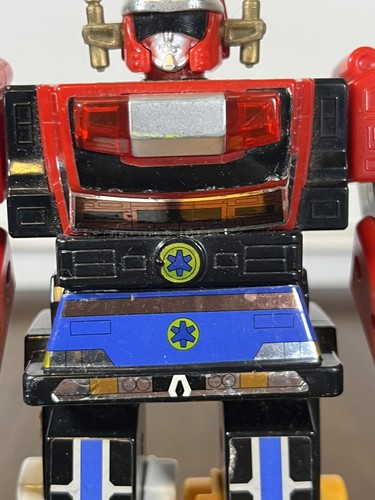 Figura de acción posable Power Rangers Bandai Megazord Lightspeed Rescue Robot 1999 - Imagen 5 de 7