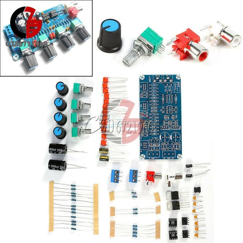 HIFI NE5532 OP-AMP Preamplifier Amplifier Volume EQ Tone Control DIY Kits Board - Picture 14 of 26