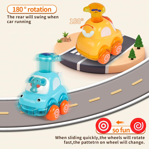 Animal Car Baby Toys for 1 2 Year Old Boy|First Birthday Gifts for Toddler Toys - Picture 8 of 12