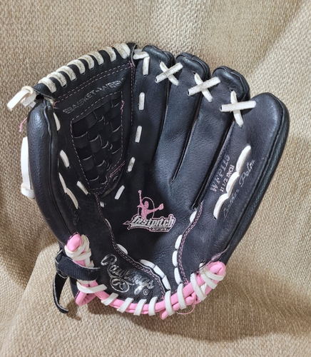 Rawlings Fastpitch Softball Glove 11.5 Black Leather Right Hand Throw - Picture 2 of 5