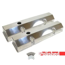 SBC Small Block Chevy Tall Polish Fabricate aluminum Valve Cover 283 305 327 350